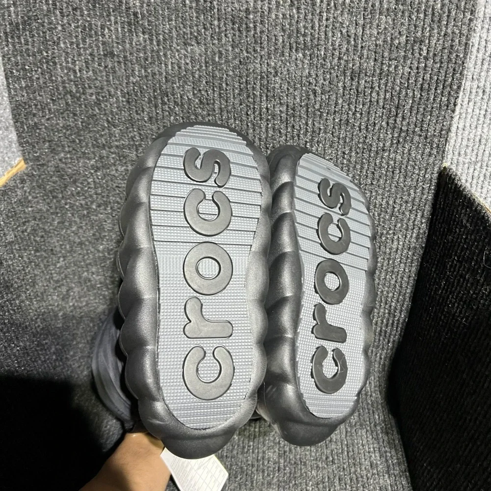 Crocs OverPuff Boot Women Size 6 Black Puffer Winter Snow Chunky SAMPLES NWT